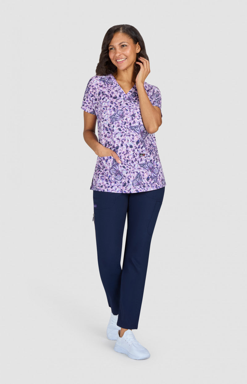 Velora Top Butterflight French Lavender