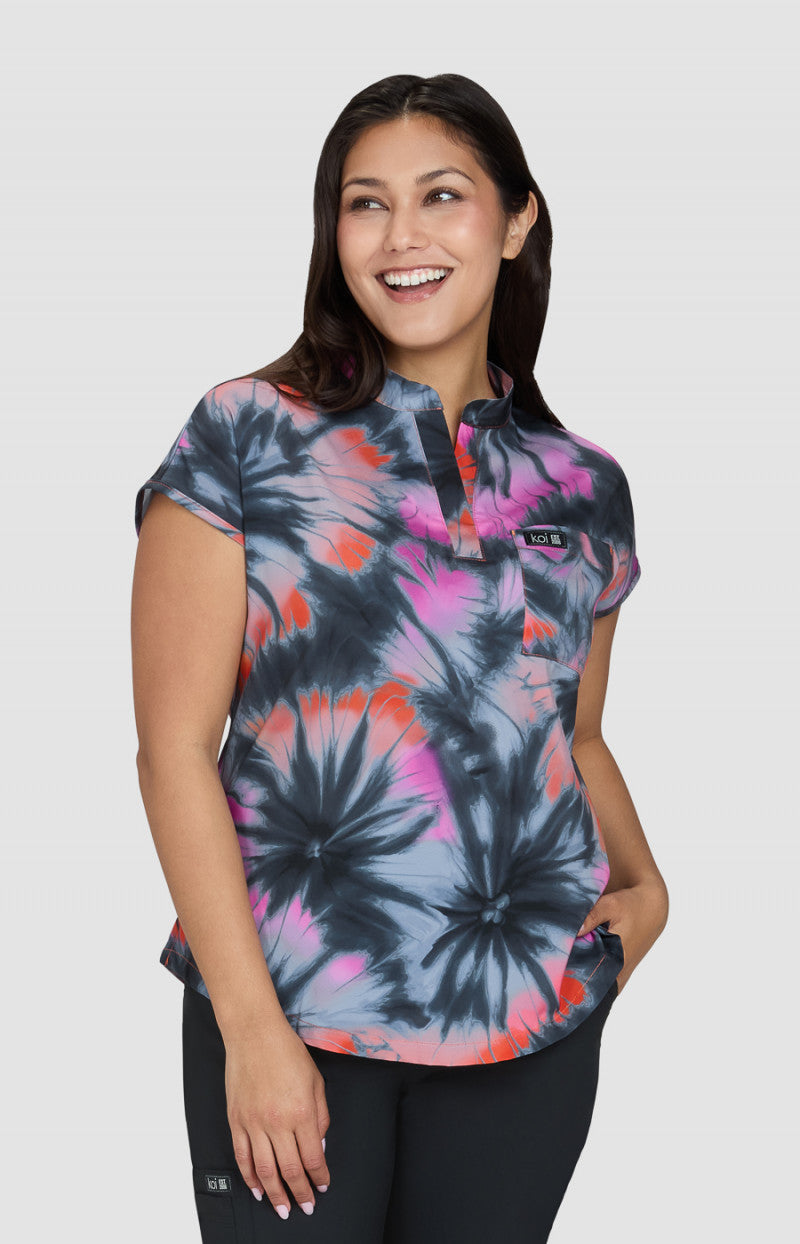 Ari Top Flower Swirl