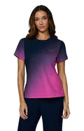 Maya Top Ripstop Ombre Navy/Hibiscus