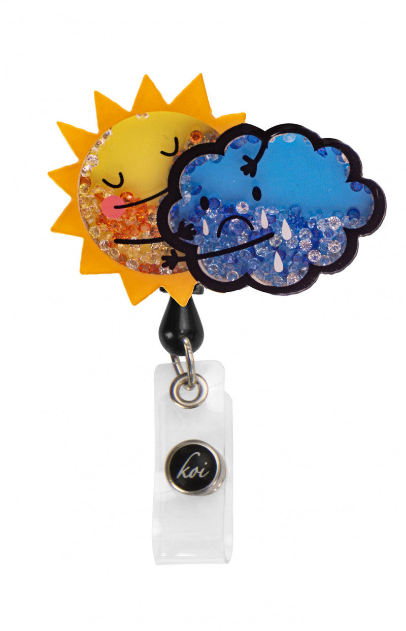 Portagafete Nube & Sol