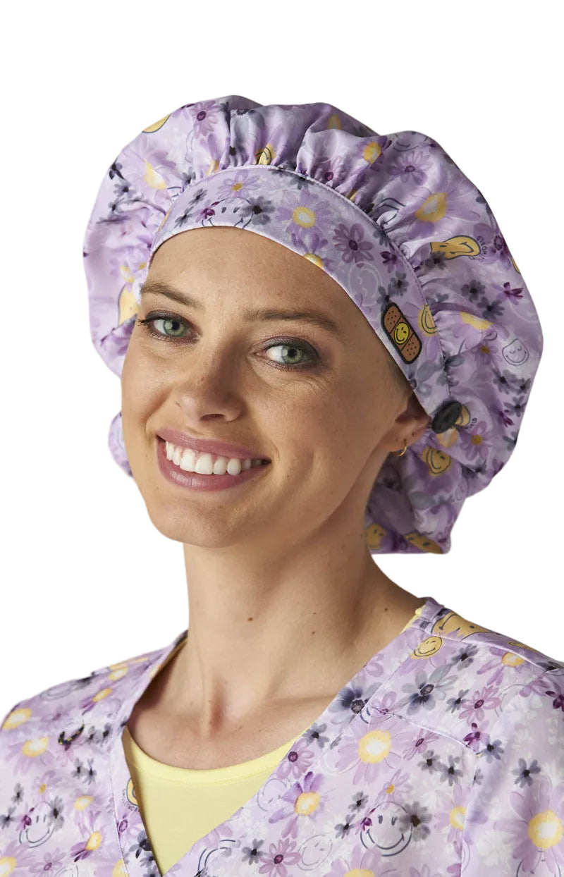 Bouffant Cap  Margarita sonriendo Feliz