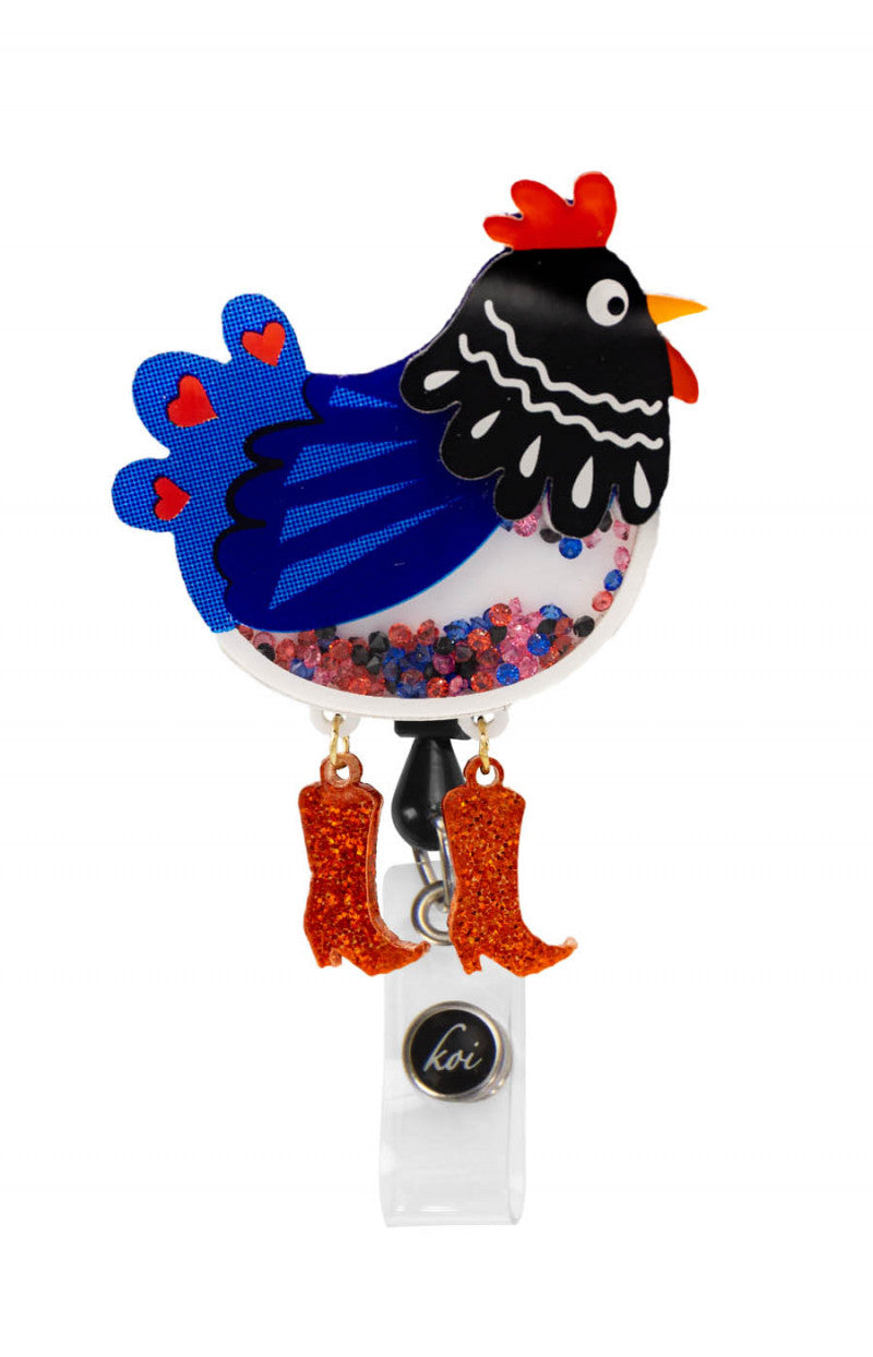 koi Shaker Badges Chicken Boots