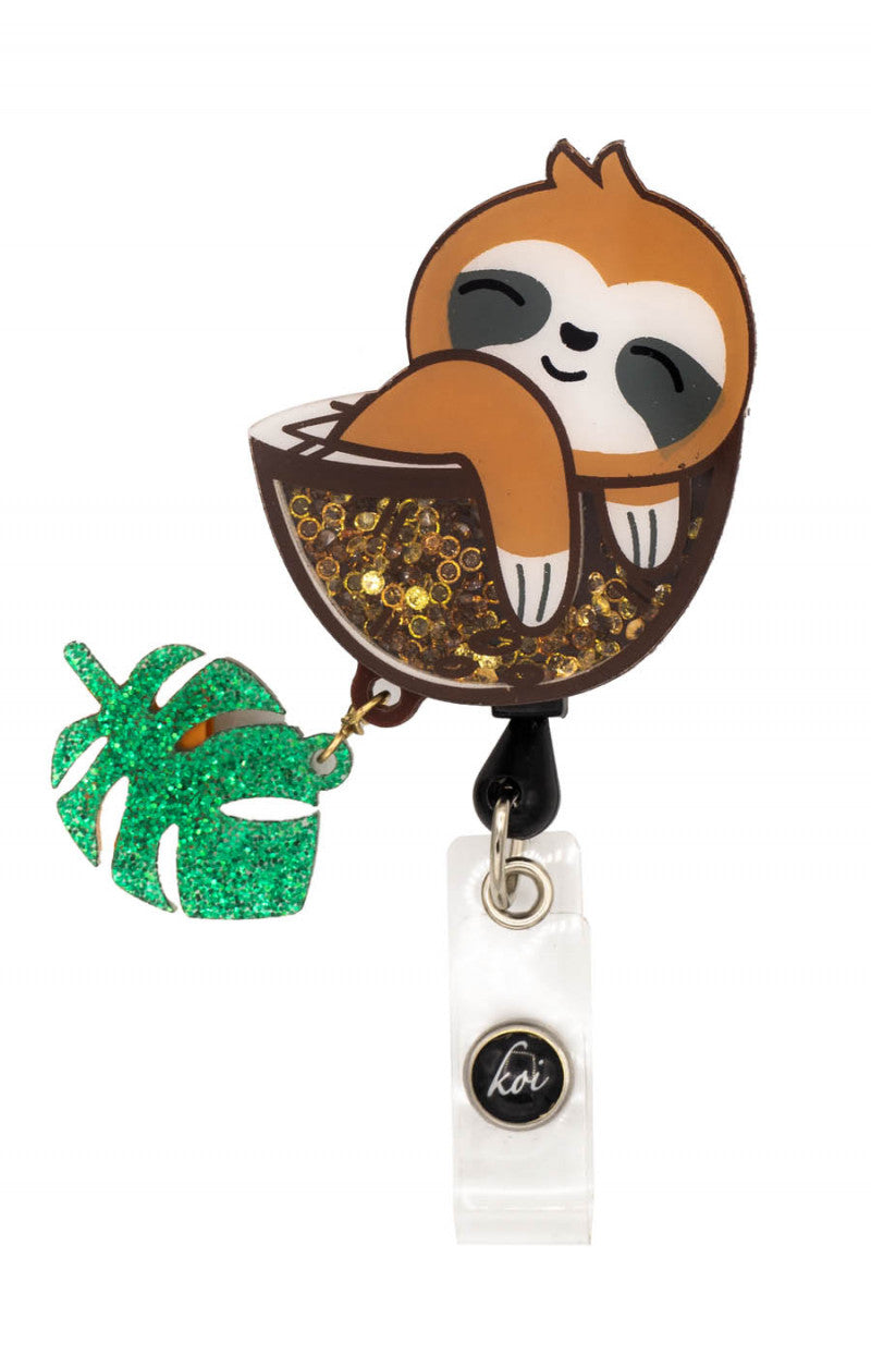 koi Shaker Badges Sloth