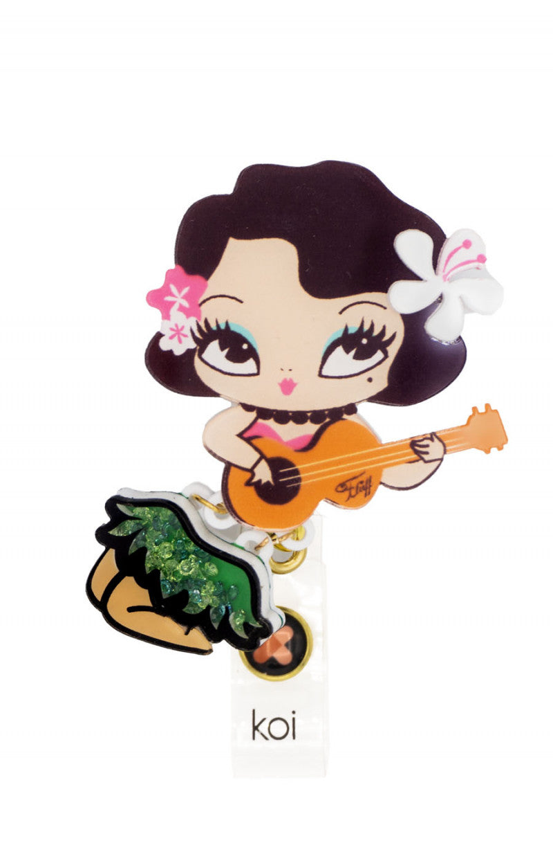 koi Shaker Badges Hula Cutie