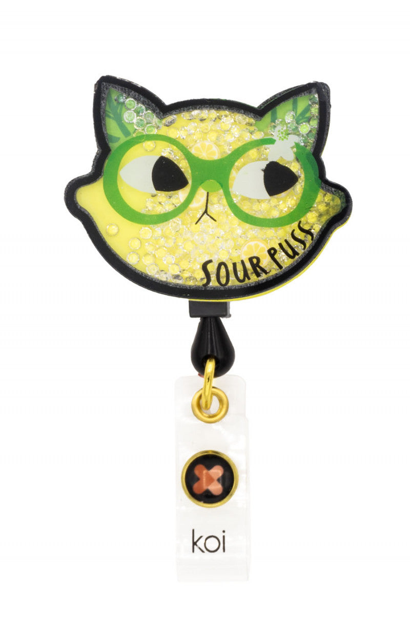 koi Shaker Badges Sour Puss