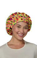 Bouffant Cap Fresas y Mariquitas