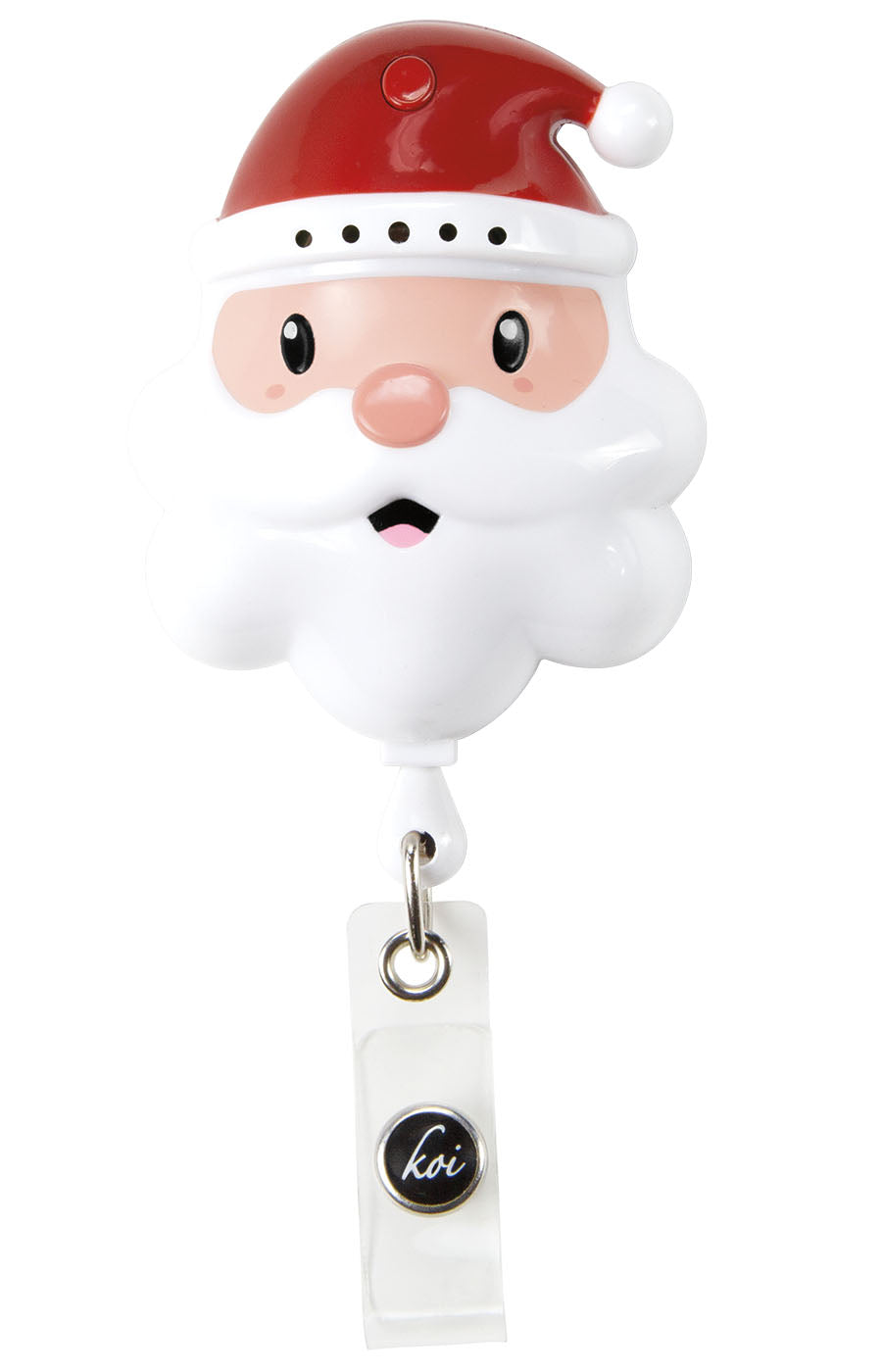 Badge Reel with Sound Santa