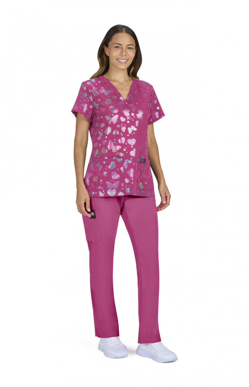 Bell Top Butterfly Aura Flamingo