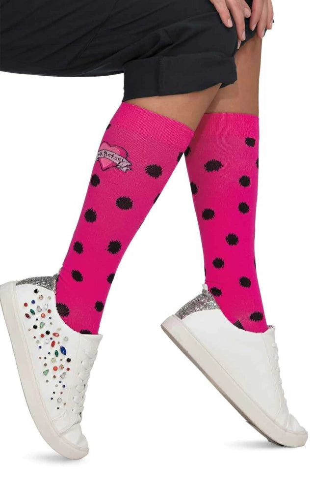 Betsey Compression Socks 1-pk Betseys Ikat Dot